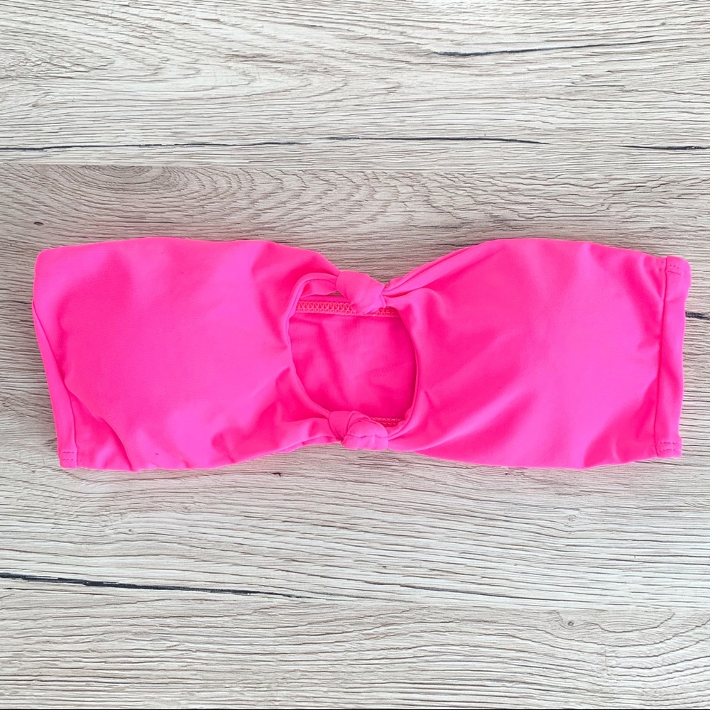 2/$30 bandeau style knot detail bikini top